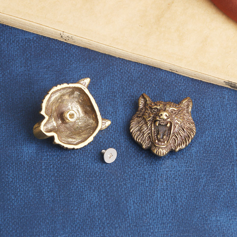 Wolf Jewelry & Watches Tampa - 2 pezzi Vintage incisione testa di