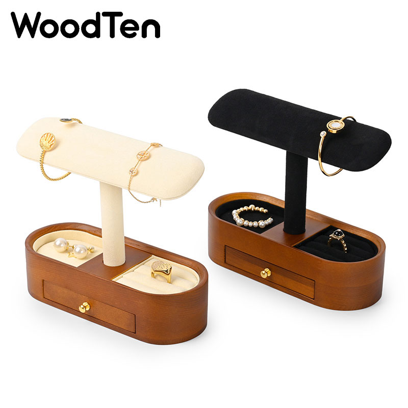 Jewelry Organizer Watches - Espositore per Orologi WoodTen con Cassetto,
