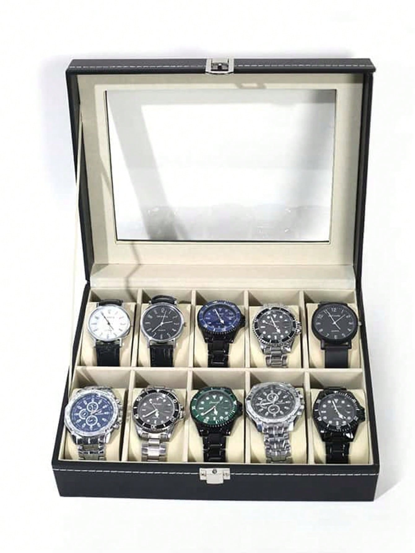 Jewelry With Watches - Scatola Porta Orologi in Pelle con