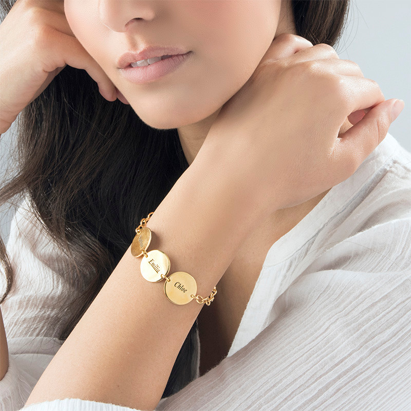 Rose Gold Bracelet - Bracciale con nome inciso Bracciale con