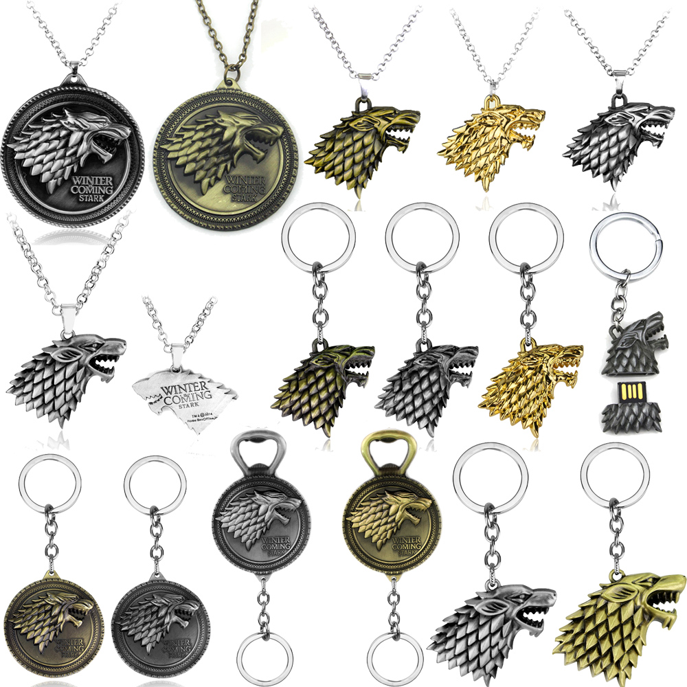 Wolf Jewelry & Watches Tampa - Stark Wolf Serie TV Troni portachiavi