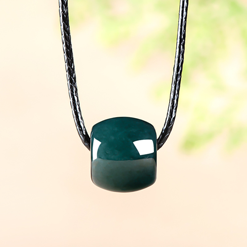Jewelry & Watches Sp Z Oo Janów Lubelski - Collana con Pendente in Smeraldo Naturale
