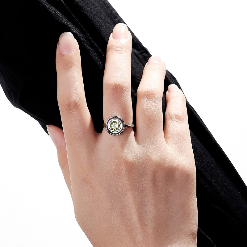GEEZENCA Anello Aperto Rotondo - Birthstone Ring Set recensione e prezzo