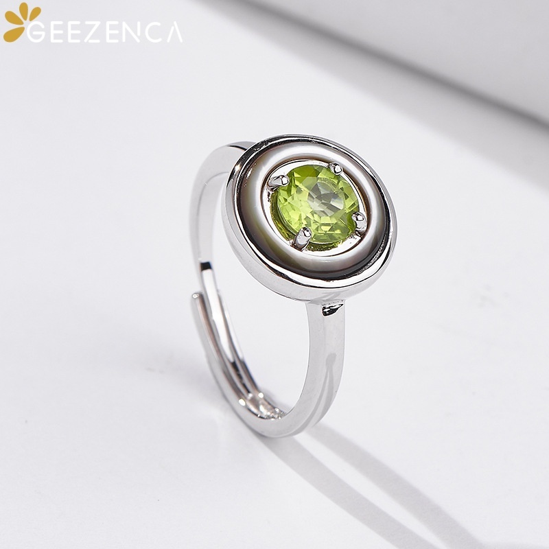 GEEZENCA Anello Aperto Rotondo - Birthstone Ring Set recensione e prezzo