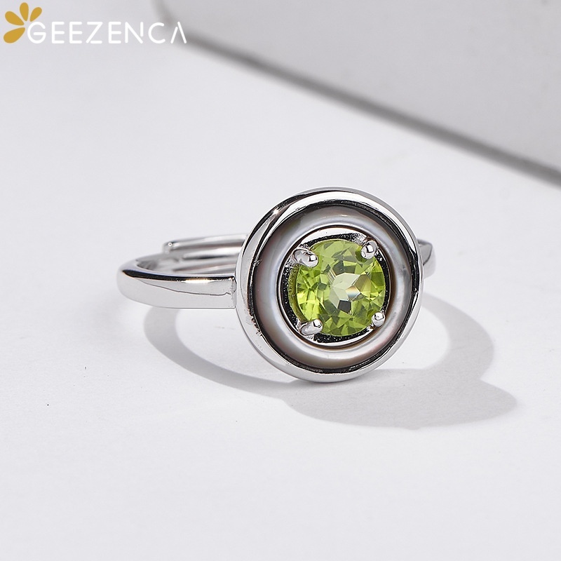 GEEZENCA Anello Aperto Rotondo - Birthstone Ring Set recensione e prezzo
