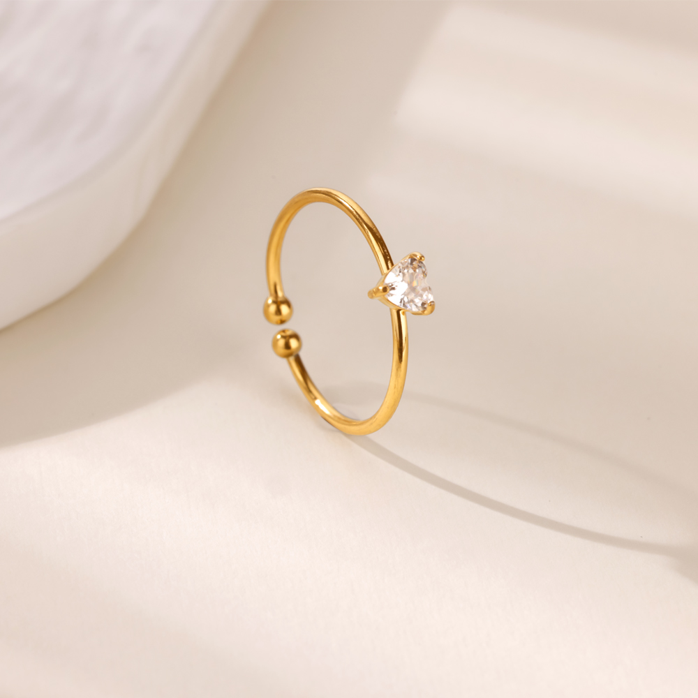 12 Anelli a forma di cuore con - Birthstone Ring Set recensione e prezzo