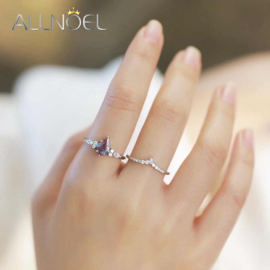 ALLNOEL Kite Cut 0.91ct Alexan - Birthstone Ring Set recensione e prezzo