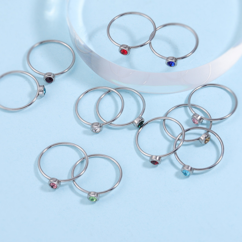 Anello con pietra portafortuna - Birthstone Ring Set recensione e prezzo