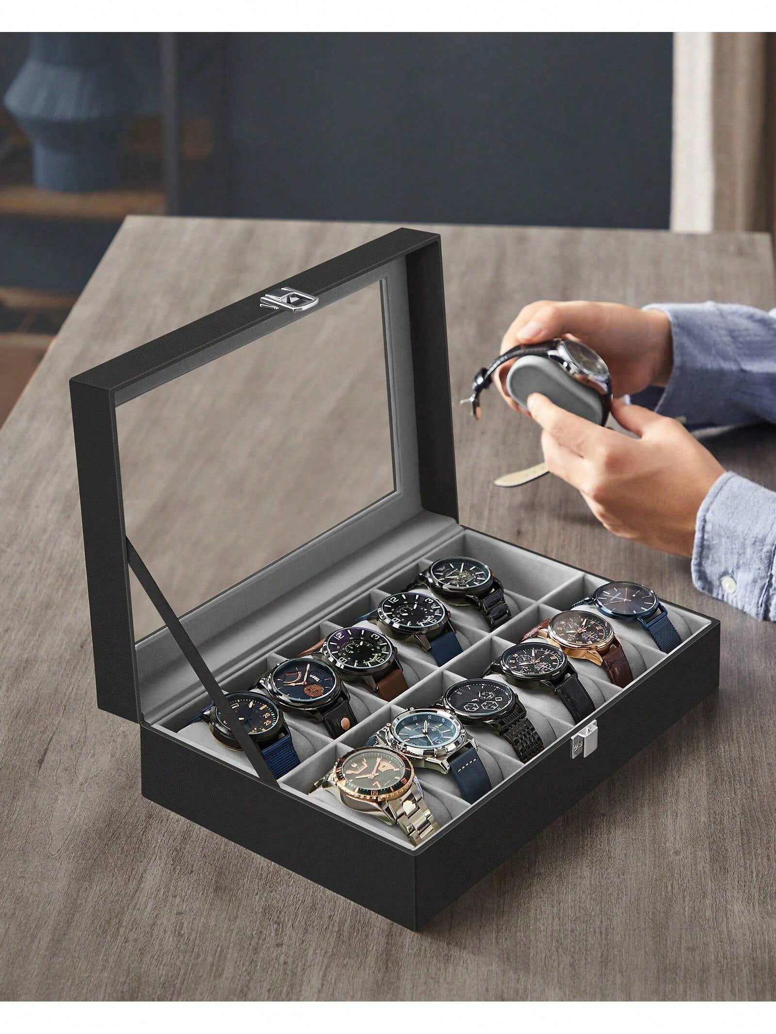 Scatola Porta Orologi a 12 Sco - Jewelry With Watches recensione e prezzo