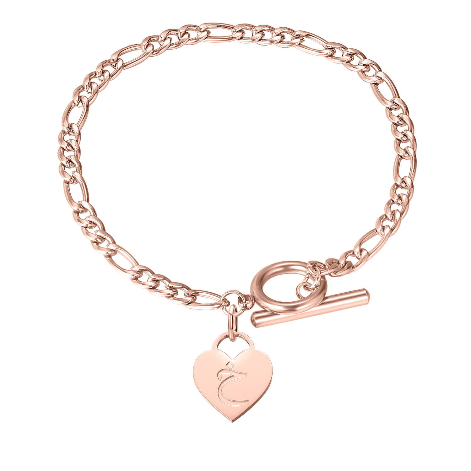 Bracciale personalizzato con n - Rose Gold Bracelet recensione e prezzo