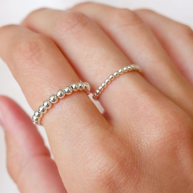 Anello di cristallo Anello con - Birthstone Ring Set recensione e prezzo