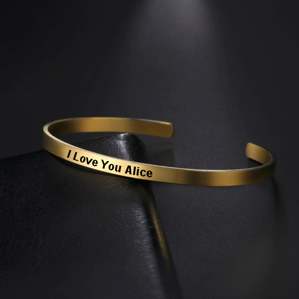 Bracciale con nome Bracciale p - Rose Gold Bracelet recensione e prezzo