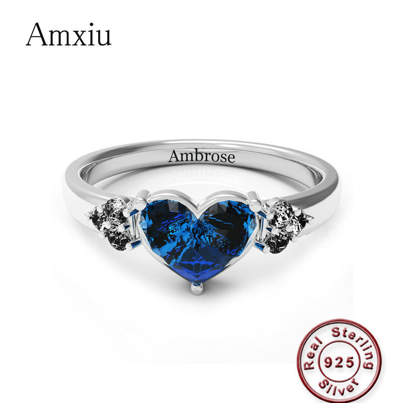 Amxiu Personalizzato 925 Sterl - Birthstone Ring Set recensione e prezzo
