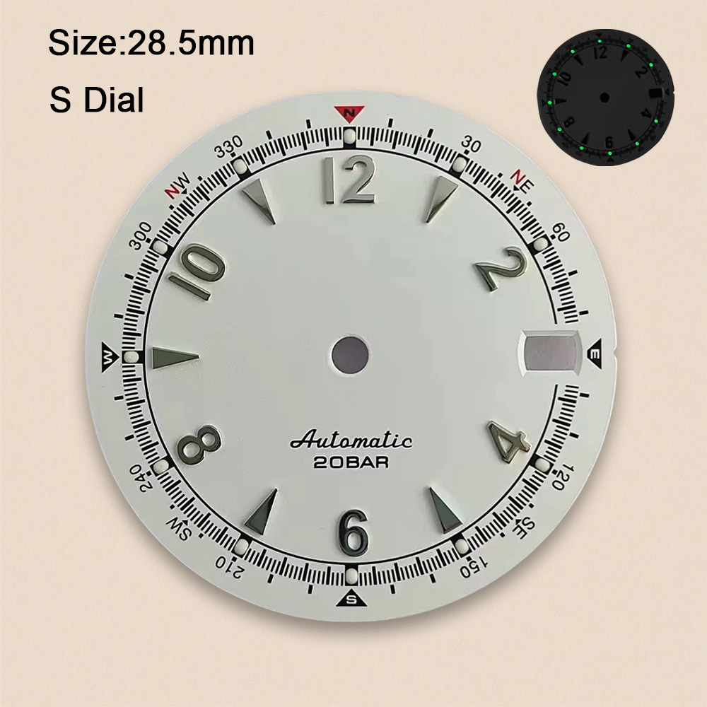 Nh35 quadrante S logo 28,5 mm  - Seiko Watch 5 Sports recensione e prezzo
