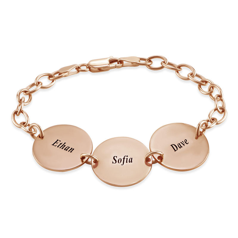 Bracciale con nome inciso Brac - Rose Gold Bracelet recensione e prezzo