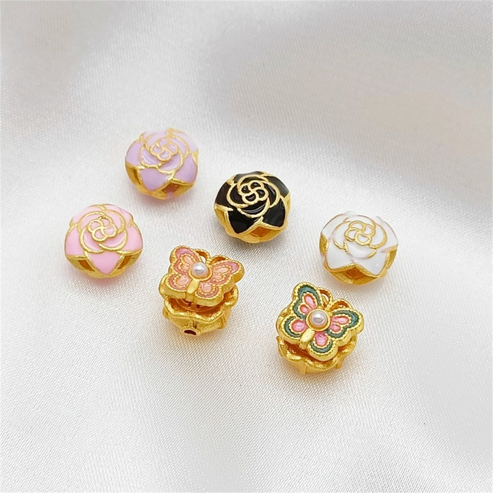 Perline rosa bifacciale in oro - Rose Gold Bracelet recensione e prezzo