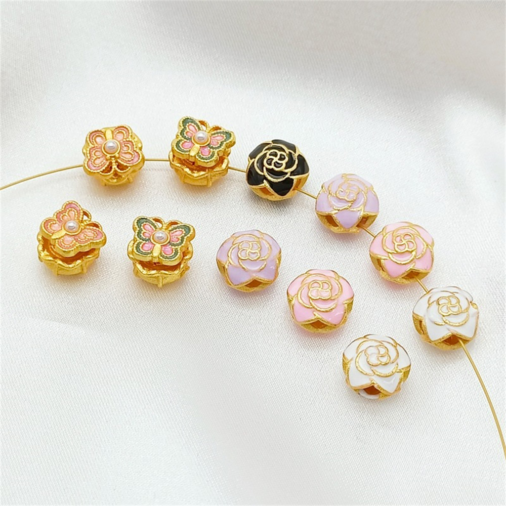 Perline rosa bifacciale in oro - Rose Gold Bracelet recensione e prezzo