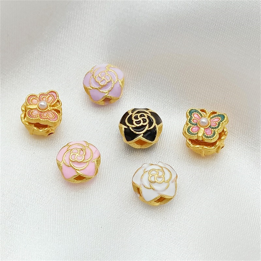 Perline rosa bifacciale in oro - Rose Gold Bracelet recensione e prezzo