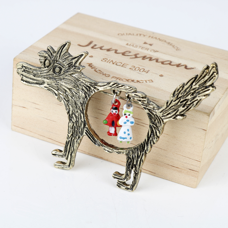 Vintage Wolf And Babies spilla - Wolf Jewelry & Watches Tampa recensione e prezzo