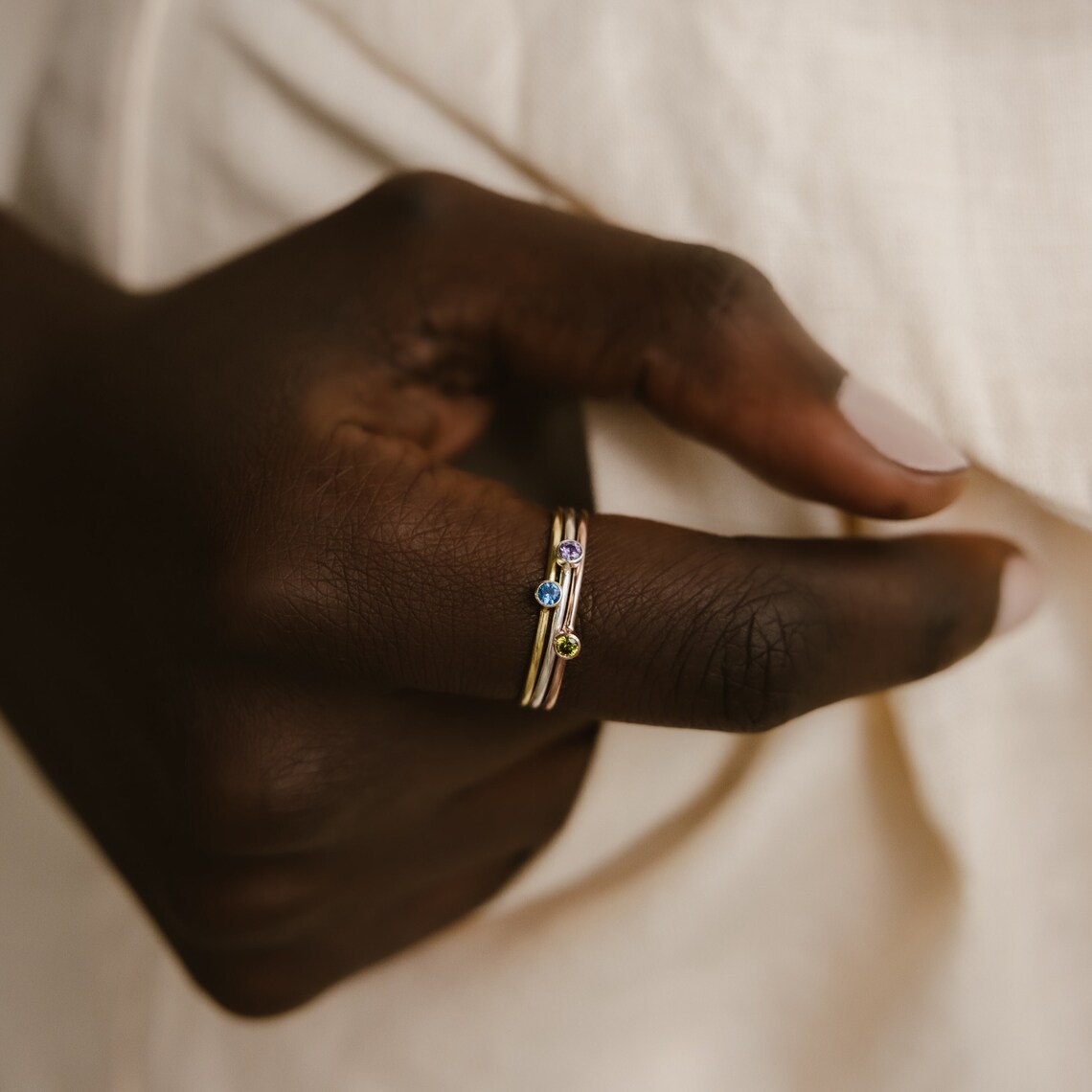 Anello con pietra portafortuna - Birthstone Ring Set recensione e prezzo